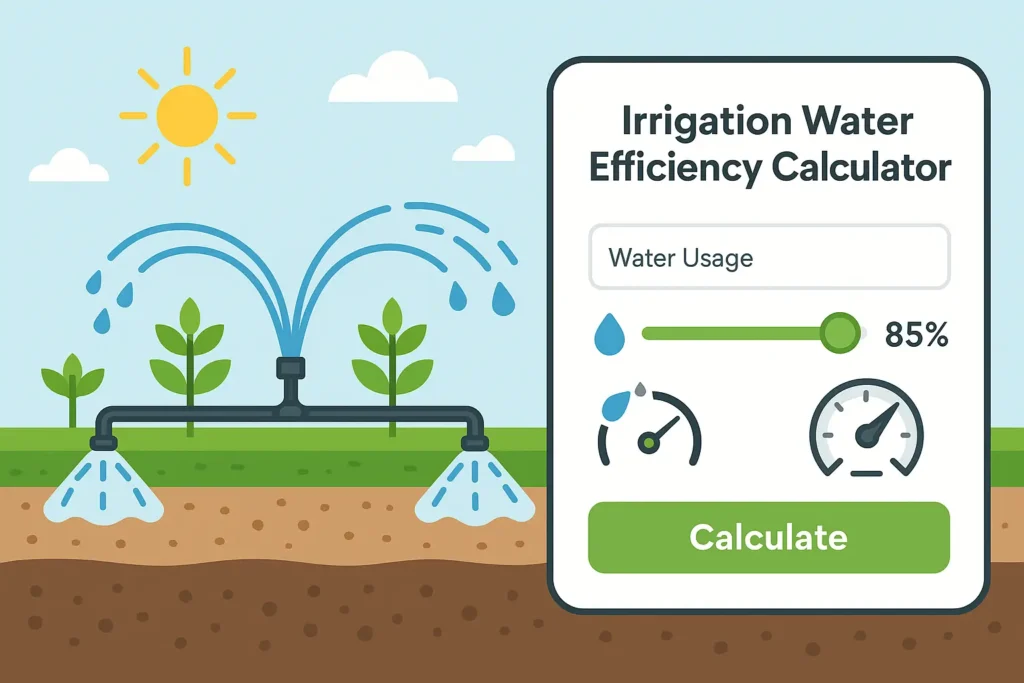 Irrigation Water Efficiency by Soil Type