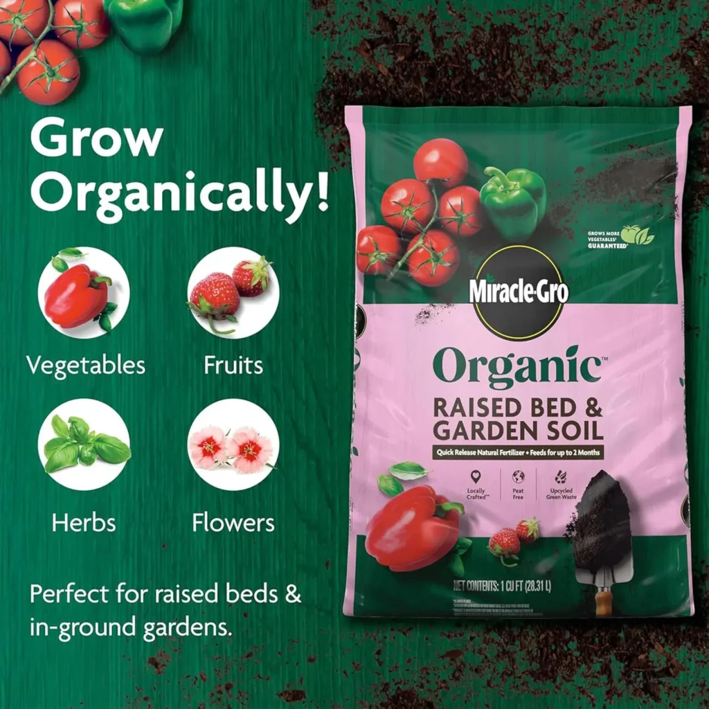 Miracle-Gro Organic Raised Bed and Garden Soil