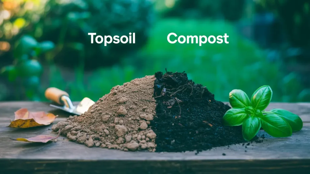 Topsoil vs Compost