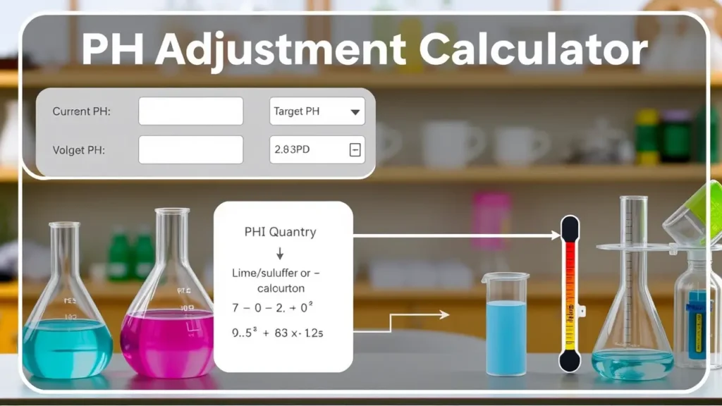 pH Adjustment Calculator