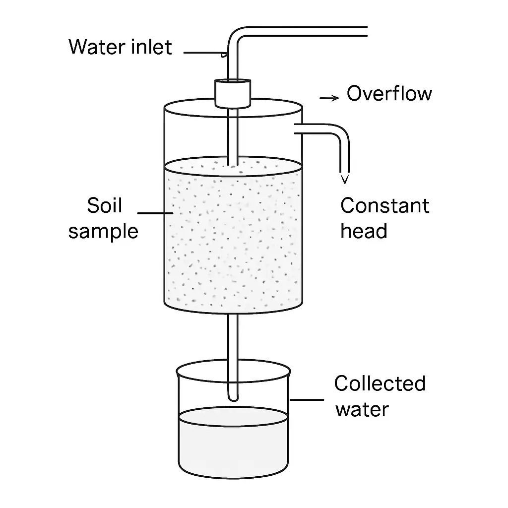 soil permeability test constant head